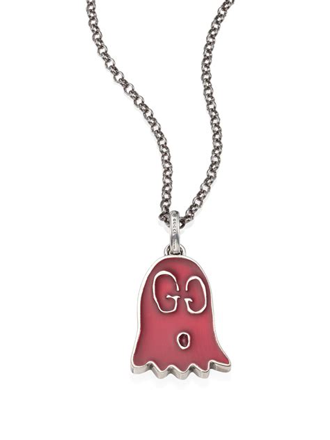 gucci ghost pink|gucci ghost necklace.